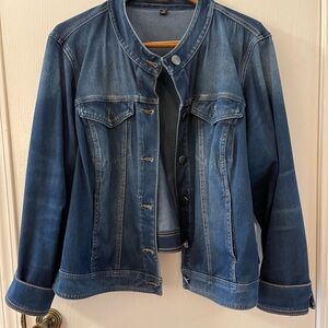 Lane Bryant Dark Blue Jean Jacket